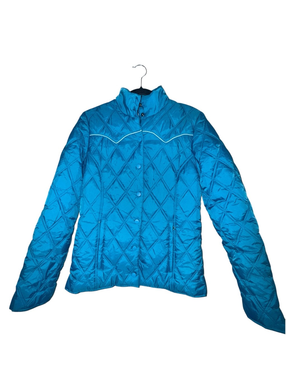 Roper Turquoise Quilted Puffer Jacket